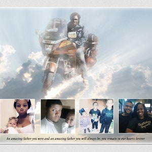 Photo Collage, Add a deceased family member to any photo, Add deceased, Loss of loved one memory photo, Gift for Christmas, Combine photos