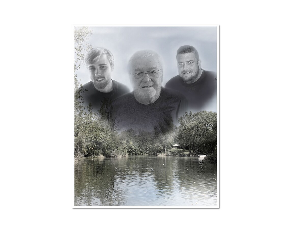 Add a Deceased Family Member to Any Photo Loss of Loved One Etsy