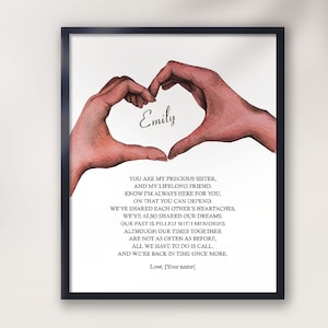Beautiful poem for African American sister, African American family, You are my precious sister, gift for native sister, gift for cousin