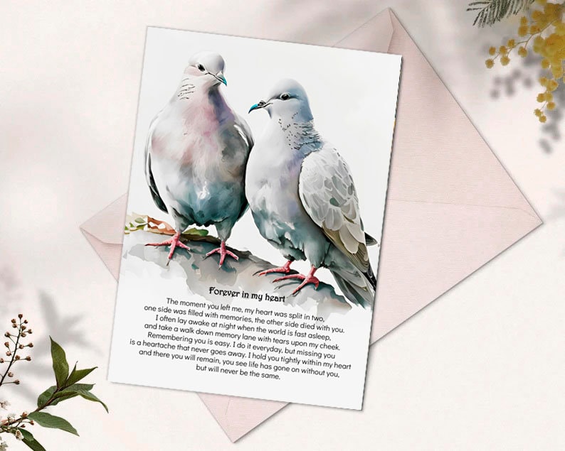Poster "The Moment That You Left Me" Ailes D'Ange - Toile Mate 12x16 Pouces