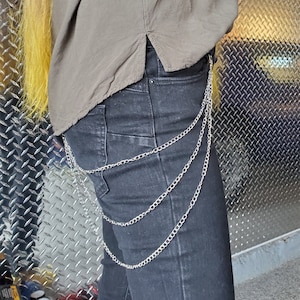 Chaîne pour pantalon, ceinture en chaîne, chaîne pour clé ou porte monnaie