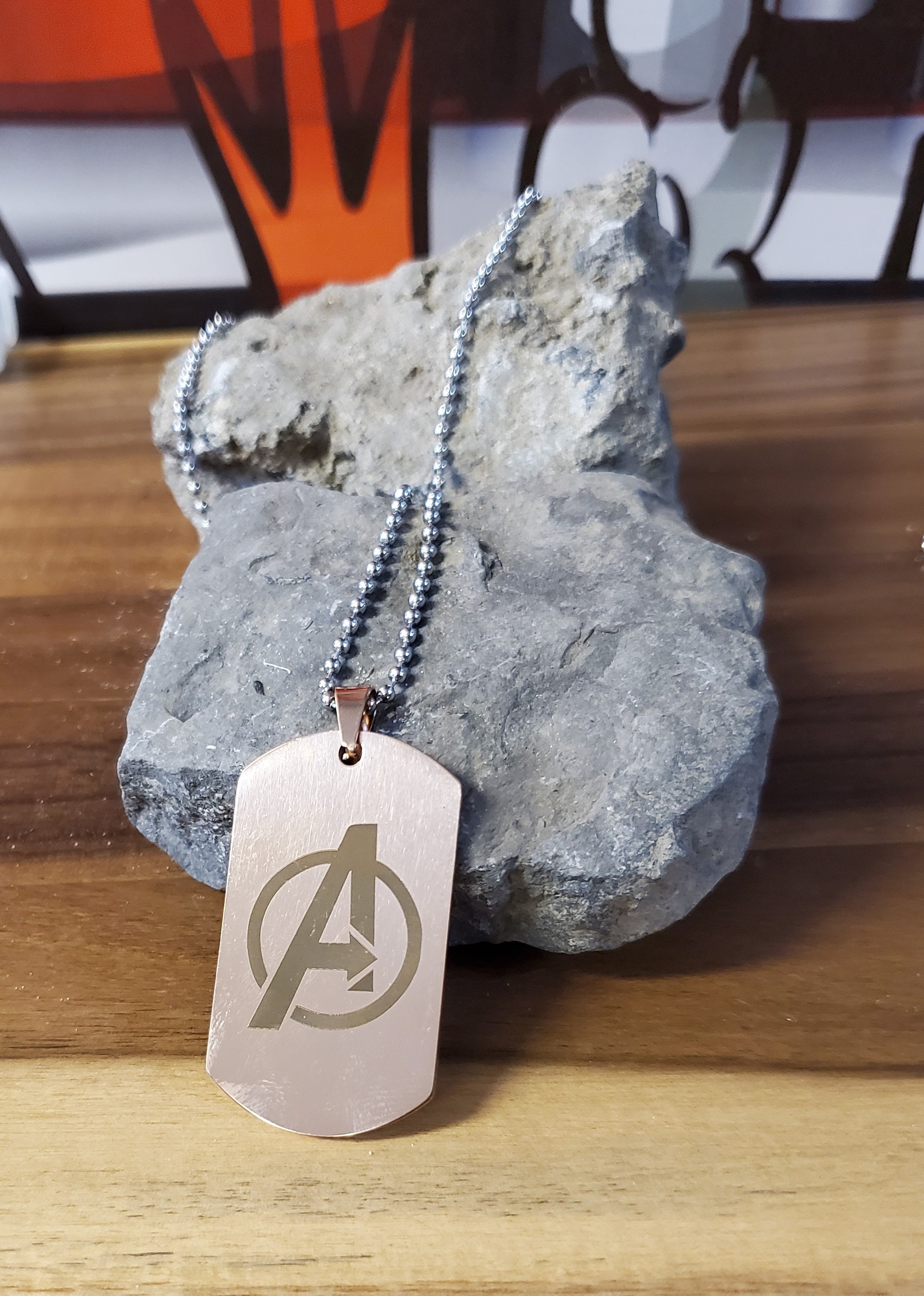 Marvel dog tag necklaces cheap