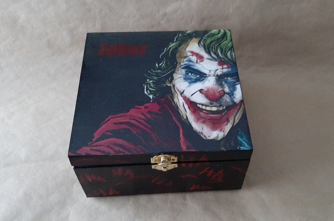 Joker Keepsake box Joaquin Phoenix DC Comics Joker joy box Etsy