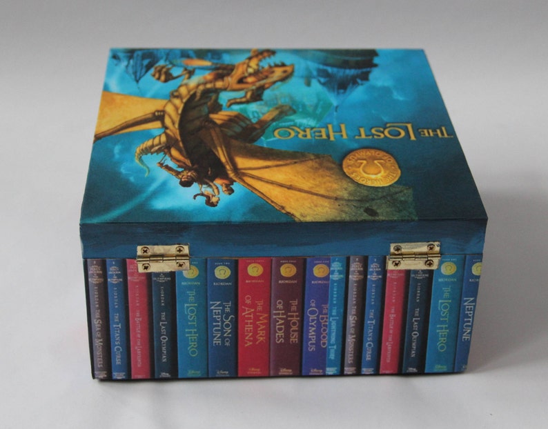 Percy Jackson wooden box Percy Jackson jewelry box The Lost | Etsy