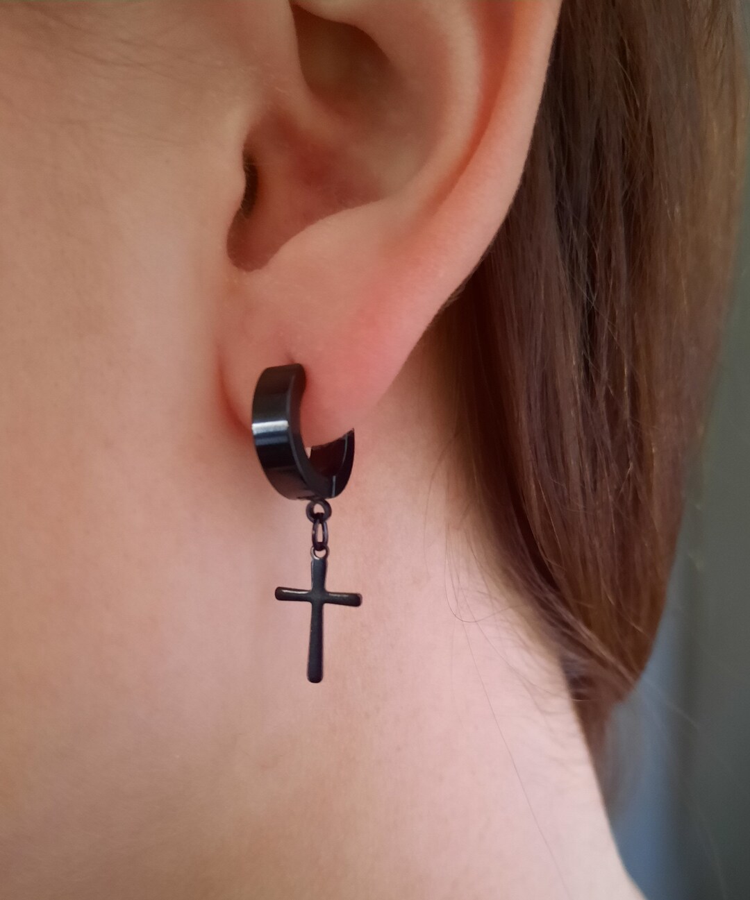 ★SENTIMENTS★ NO.474 [BLACK] KONT CROSS EARRING 366-PhotoRoom.jpg?v=1698763002