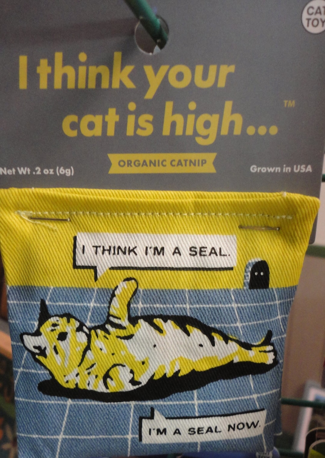 Cat - Kitten -catnip Toy - I Think Your Cat is High - Etsy