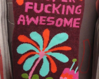 Chaussettes - Super Fu@king Awesome