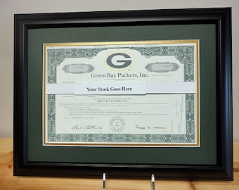 Green Bay Packer Stock Frame