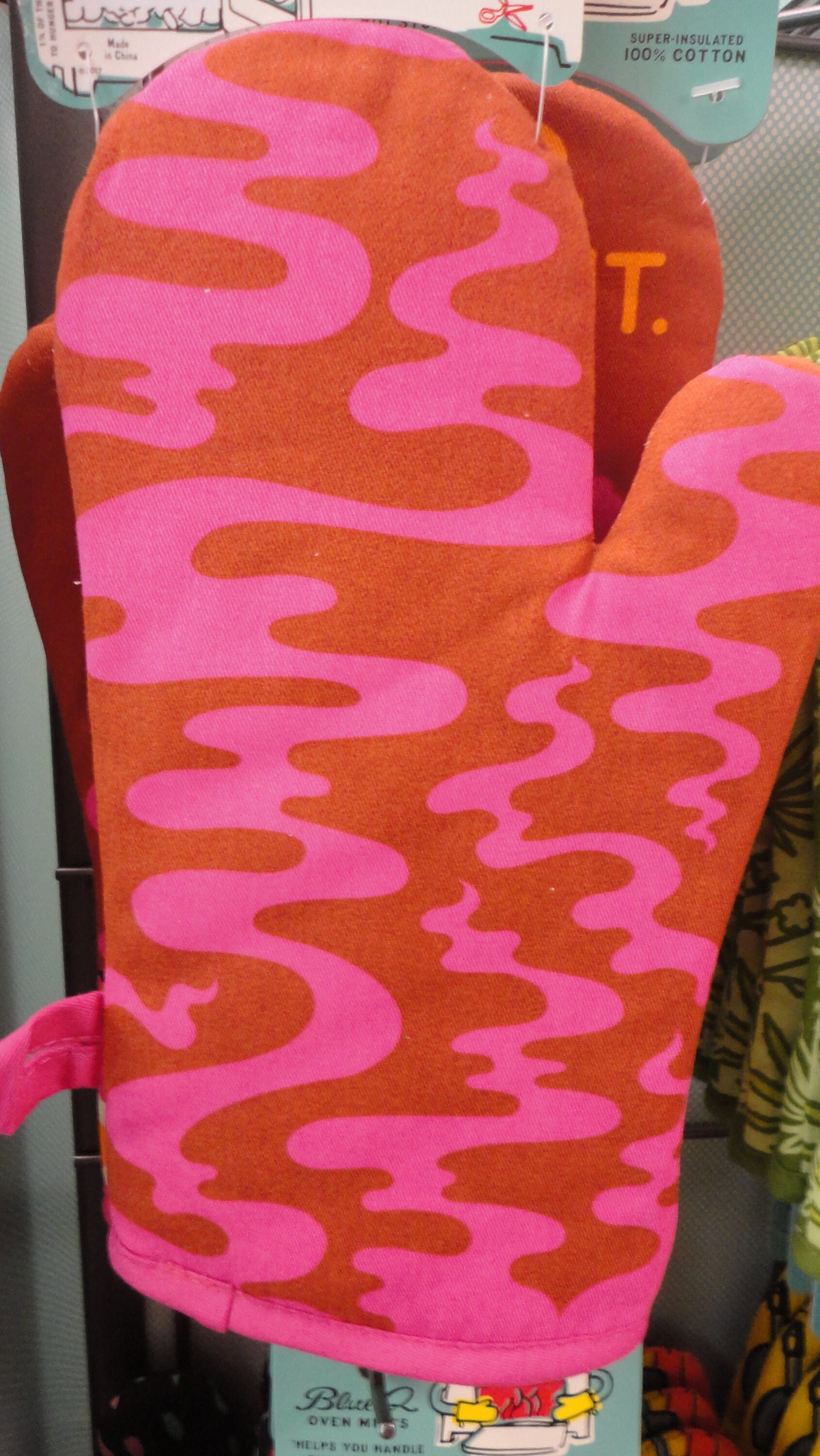 Oven Mitt Retro Fun Food Ya Burnt | Etsy