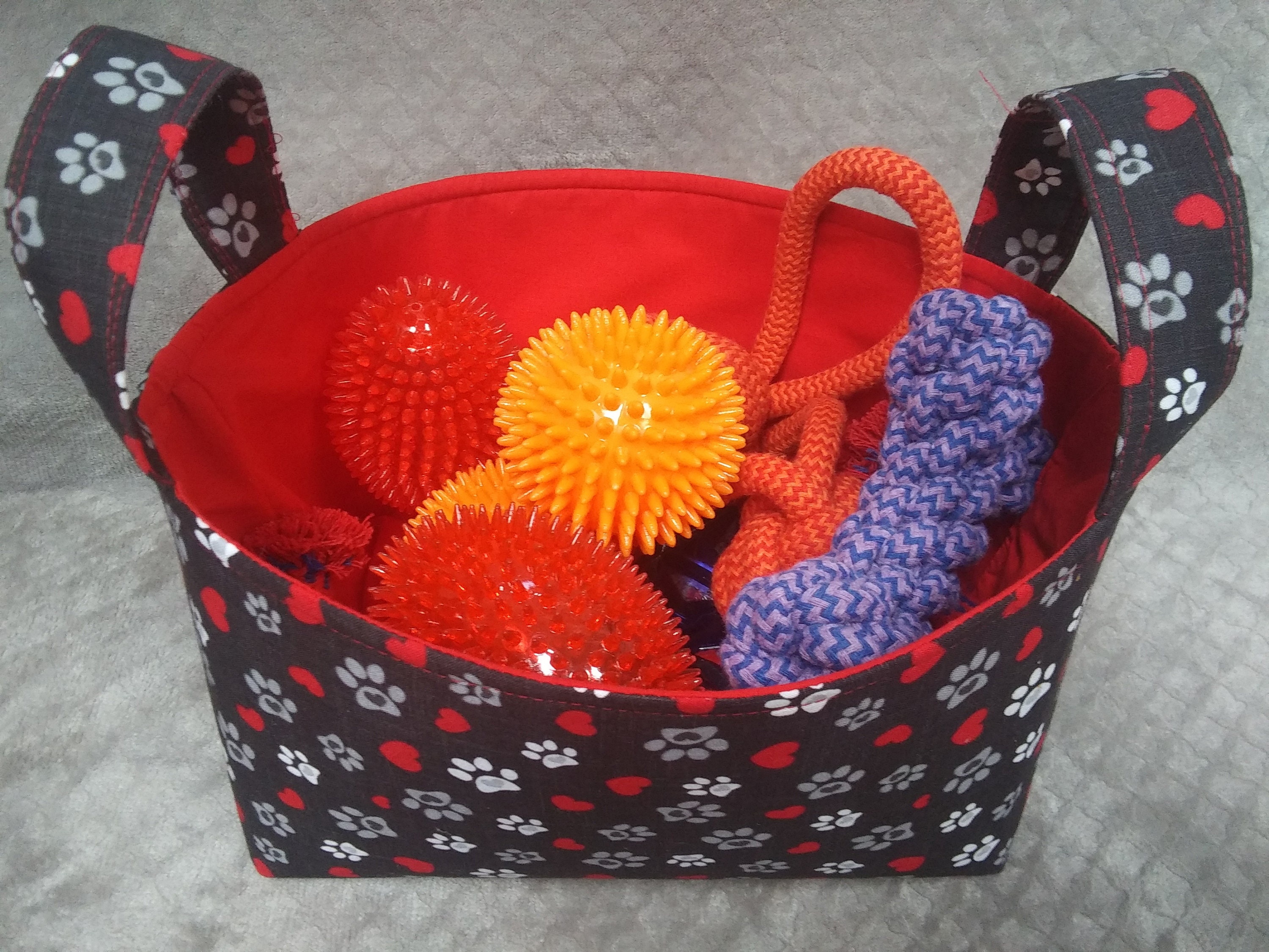Dog Toy Basket/dogtoy Bin/dog Toy Box/dog Toy Storage/dog Dad Gift/dog