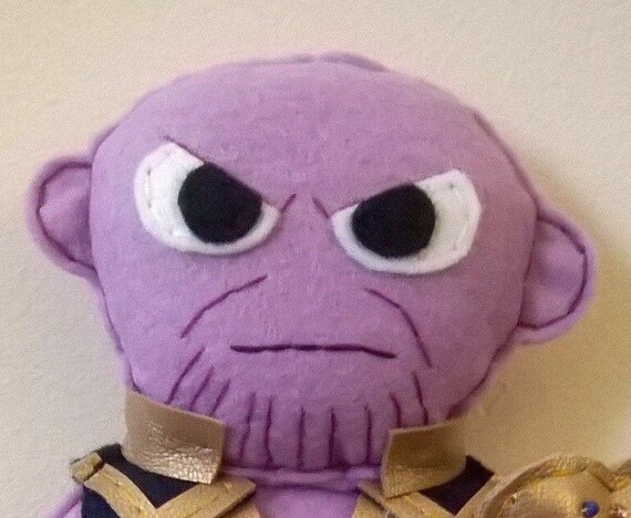 thanos stuffed doll