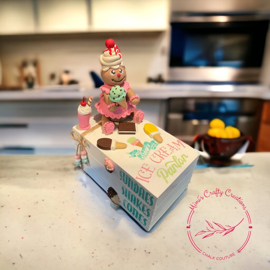 Scoops Ice Cream Parlor Etsy