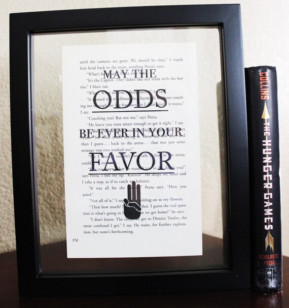 The Hunger Games Que Les Cotes Soient Jamais Citation De Etsy