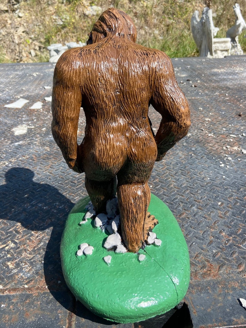 Concrete Bigfoot Statue Etsy