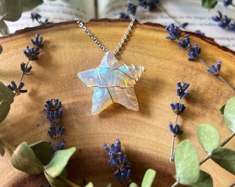 Aura Opalite Star Necklace