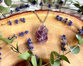 Amethyst Crystal Necklace