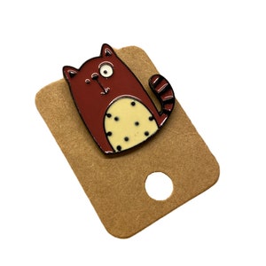 Kat Pin, Kat Emaille pin badge, Kitten Emaille Pin, Kat Emaille Pin, Kitty Lapel Pin, Leuke Pins, Grappige Pins, Kawaii Pins, cadeau voor kattenliefhebbers