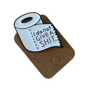 Spilla di carta igienica, spilla di fazzoletti di carta igienica, spilla divertente