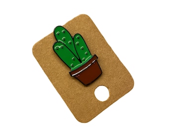 Cactus Pin,Enamel pin badge,Cactus Enamel Pin,Cactus Lapel Pin,gift for succulent lovers