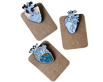 Hart pin, hart emaille pin badge, hart email pin, hart revers pin, leuke pins, grappige pins, kawaii pins