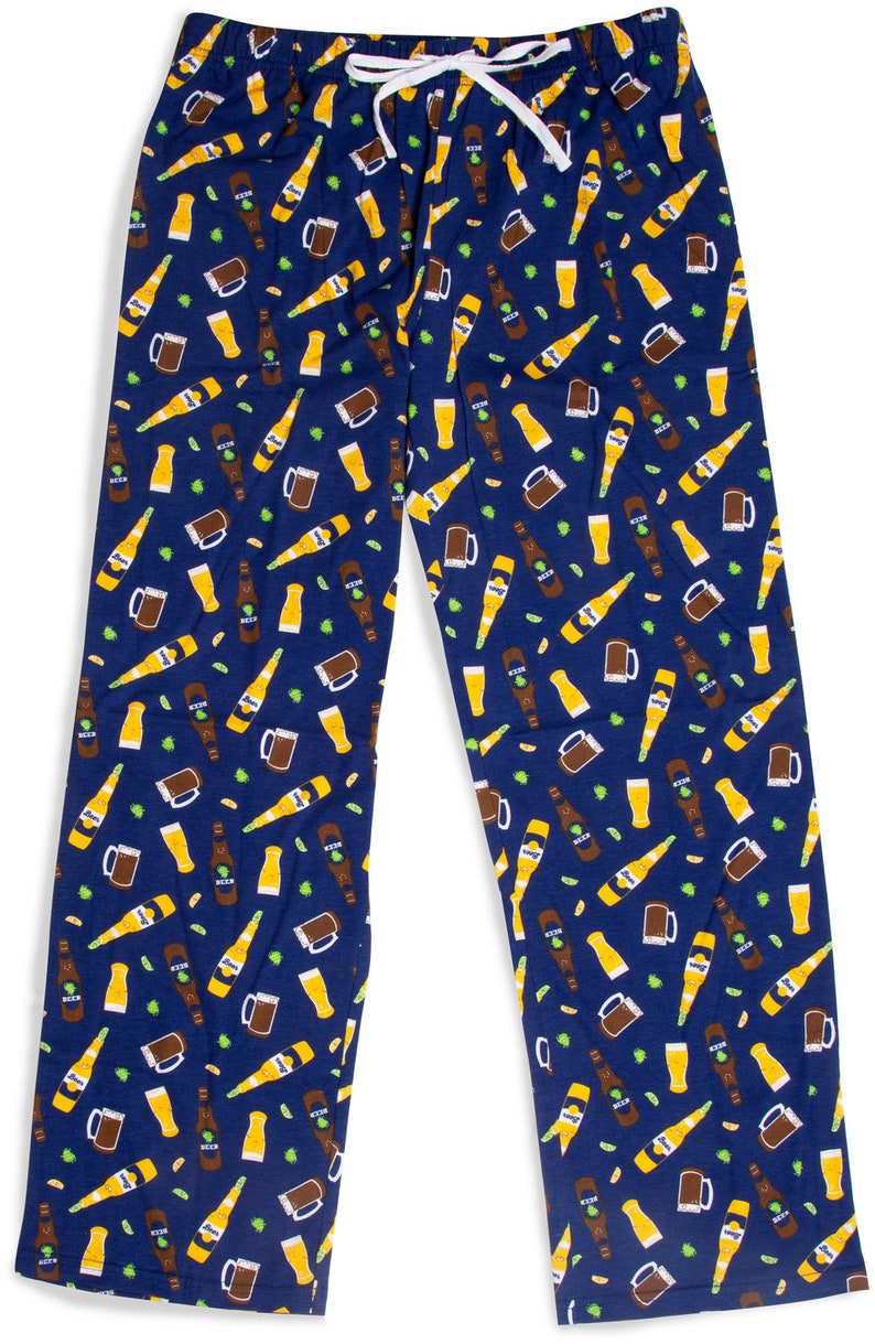Beer FUNNY Mens Womens Pajama Bottoms Pajama Pants Etsy
