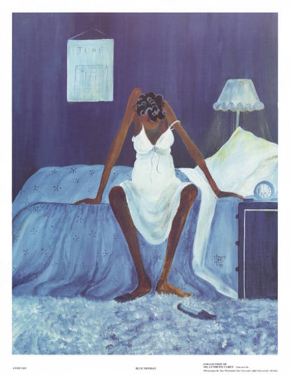 Blue Monday Annie Lee African American Art Black Art - Etsy