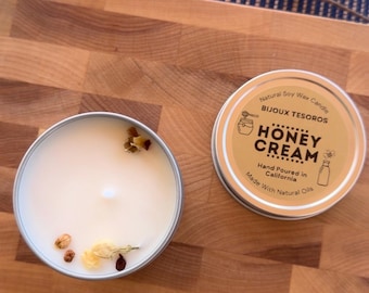 Honey Cream Soy Candle