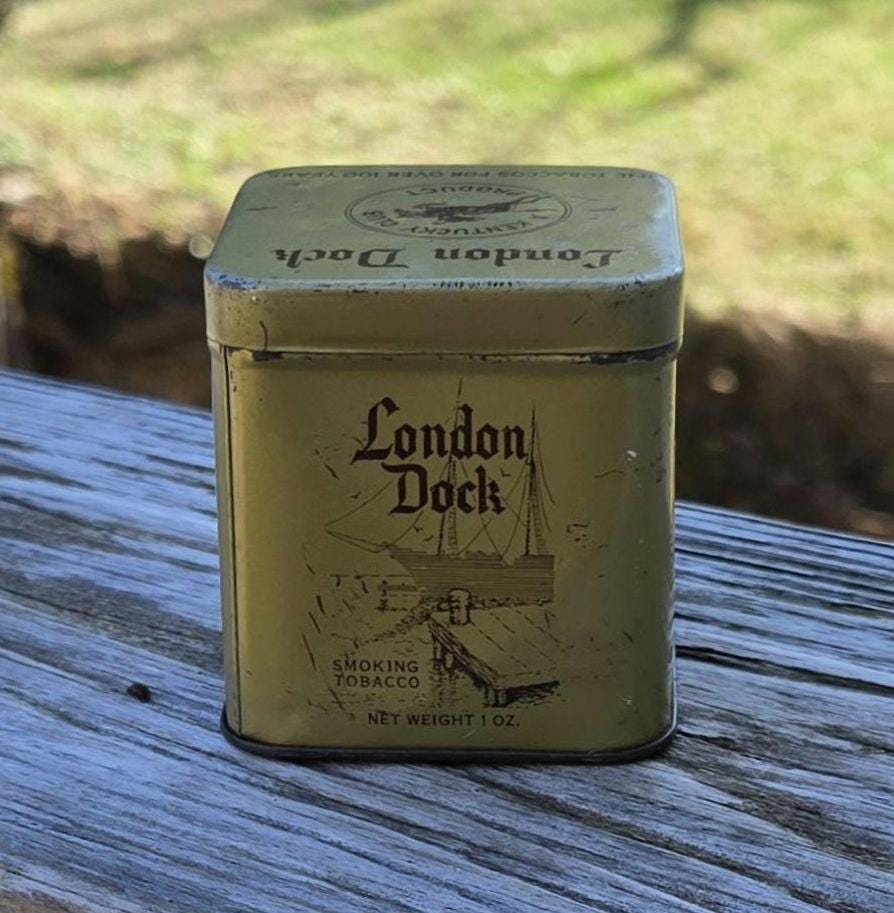 london dock tobacco tin London Dock Tin