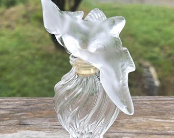 Vintage Lalique Signed Perfume Bottle Nina Ricci L'air Du Temps