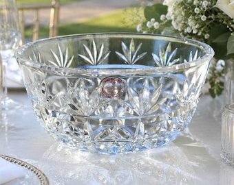 Vintage IRENA Made in POLAND Lead Crystal Cut Small Bowl With
