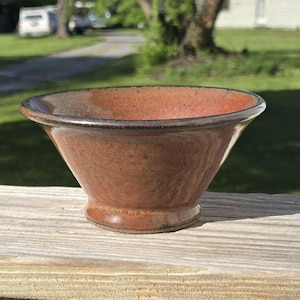 Vintage Pottery Bowl / Bonsai Pot