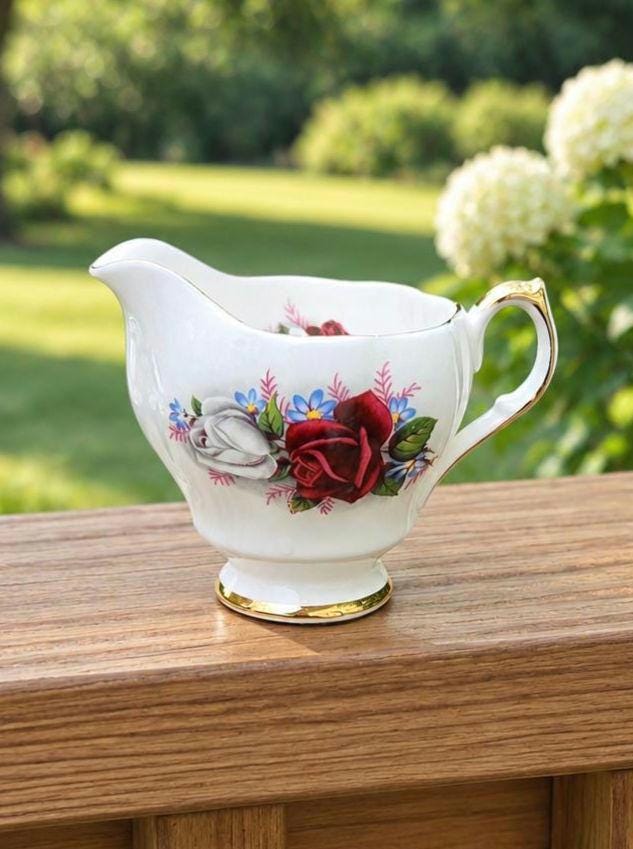 Queen Anne Blue China - Etsy