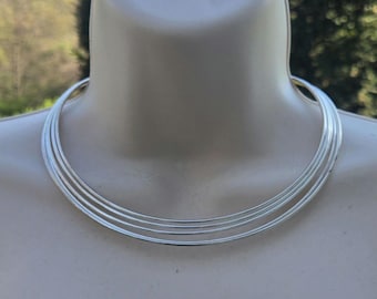 Vintage Halskette Versilbert