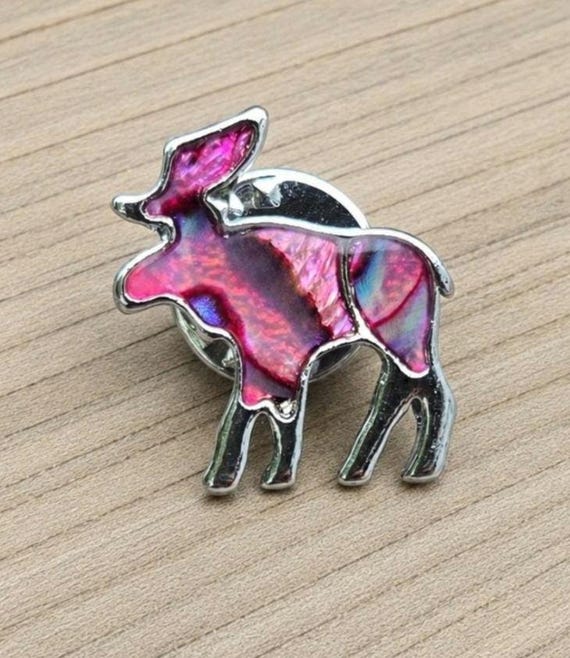 Vintage Pin A.T. Storrs Moose