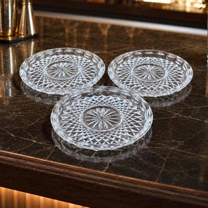 3 Vintage Coasters Wexford by Anchor Hocking - Etsy