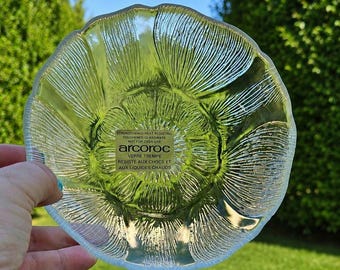 6 cuencos vintage Arcoroc Fleur de 5,75"