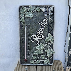 Vintage Cracker Barrel Outdoor Thermometer