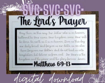 Download Lord S Prayer Svg Etsy