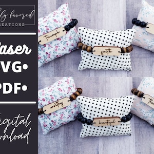 Affirmation Armband SVG - Laser Cut File - Glowforge SVG