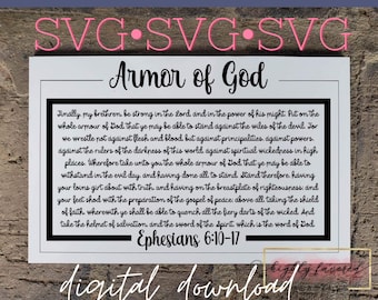 Guds rustning tecken SVG