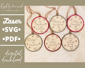 Scored Ornament SVG Bundle