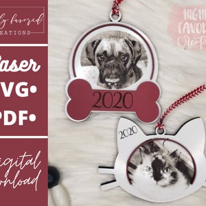 Cat & Dog Ornament SVG Bundle