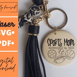 Laser keychain SVG