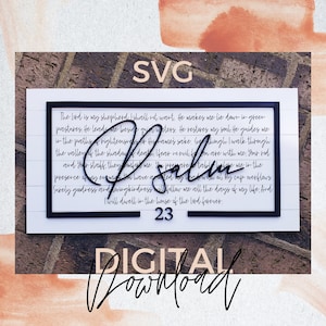 Psalm 23 SVG