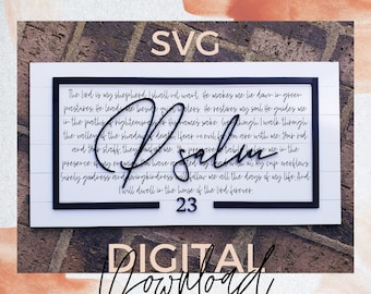 Psalm 23 SVG