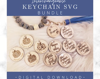 Wristlet Keychain SVG Bundle
