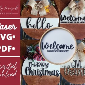 Door Hanger SVG Bundle
