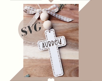Easter Cross Tag SVG