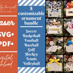 Ensemble SVG d’ornement de sport