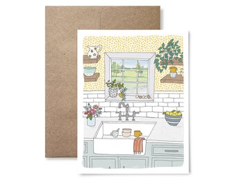Kitchen Scene Etsy
